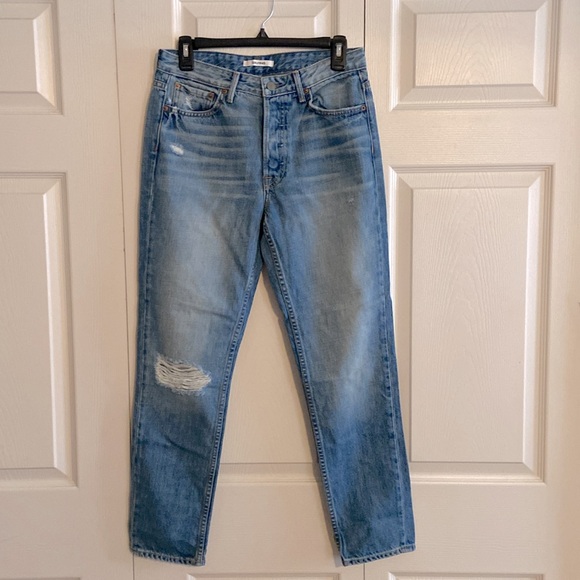 GRLFRND Kiara High Waist Ankle Boyfriend in Stone Deep Size 26 - Picture 6 of 7